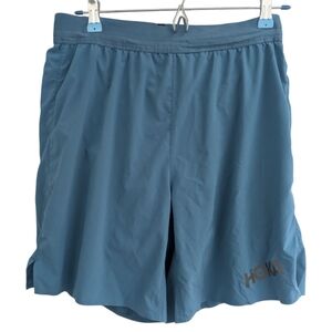 Hoka Blue Running Shorts w/ Liner